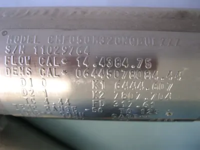 USED Micro Motion CMF050 M320NQBUEZZZ