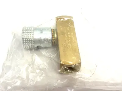NEW PARKER COLORFLOW INLINE FLOW CONTROL VALVE, BRASS BODY, 1/8" PORTS
