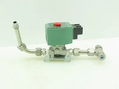 Asco Red-Hat OFKB8262H188VMB Numatic Solenoid Valve SS 2-Way 1/4"NPT 70PSI 24VDC