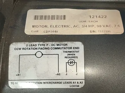Used BALDOR CDP3440 D.C. Motors Ohio US | HGR 24 #1506863
