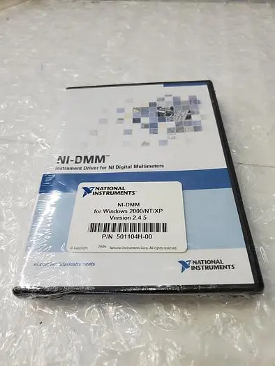 NI-DMM INSTRUMENT DRIVER FOR NI DIGITAL MULTIMETERS 501104H-00