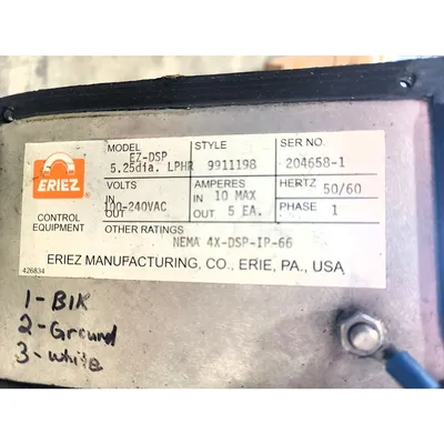 USED ERIEZ DSP 5.25 LPHR
