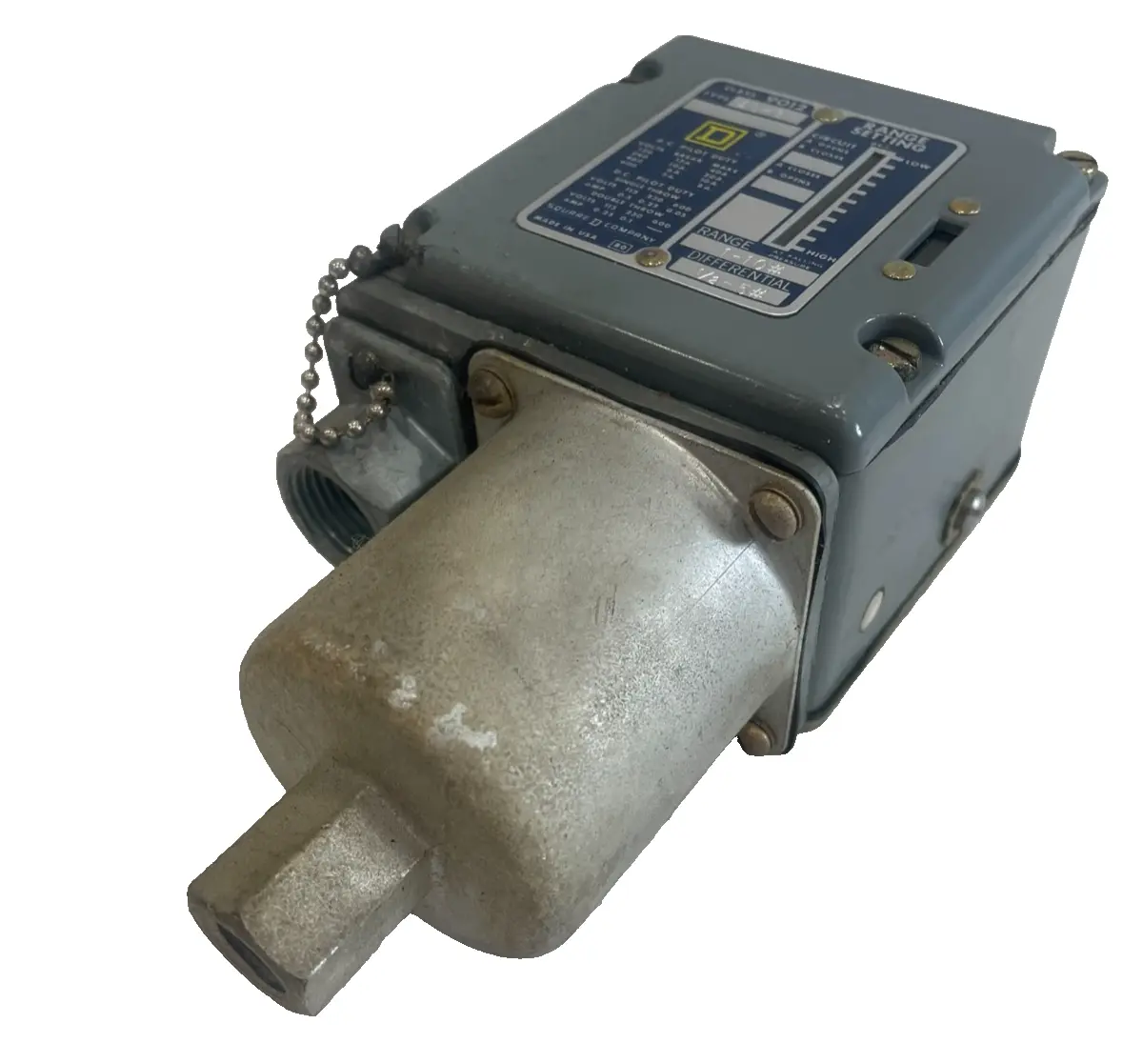 NEW SQUARE D 9012-ACW-3 PRESSURE SWITCH 9012ACW3