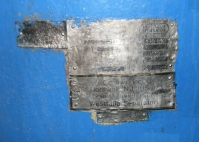 Westfalia TA 140-02-576 separator, 316SS.