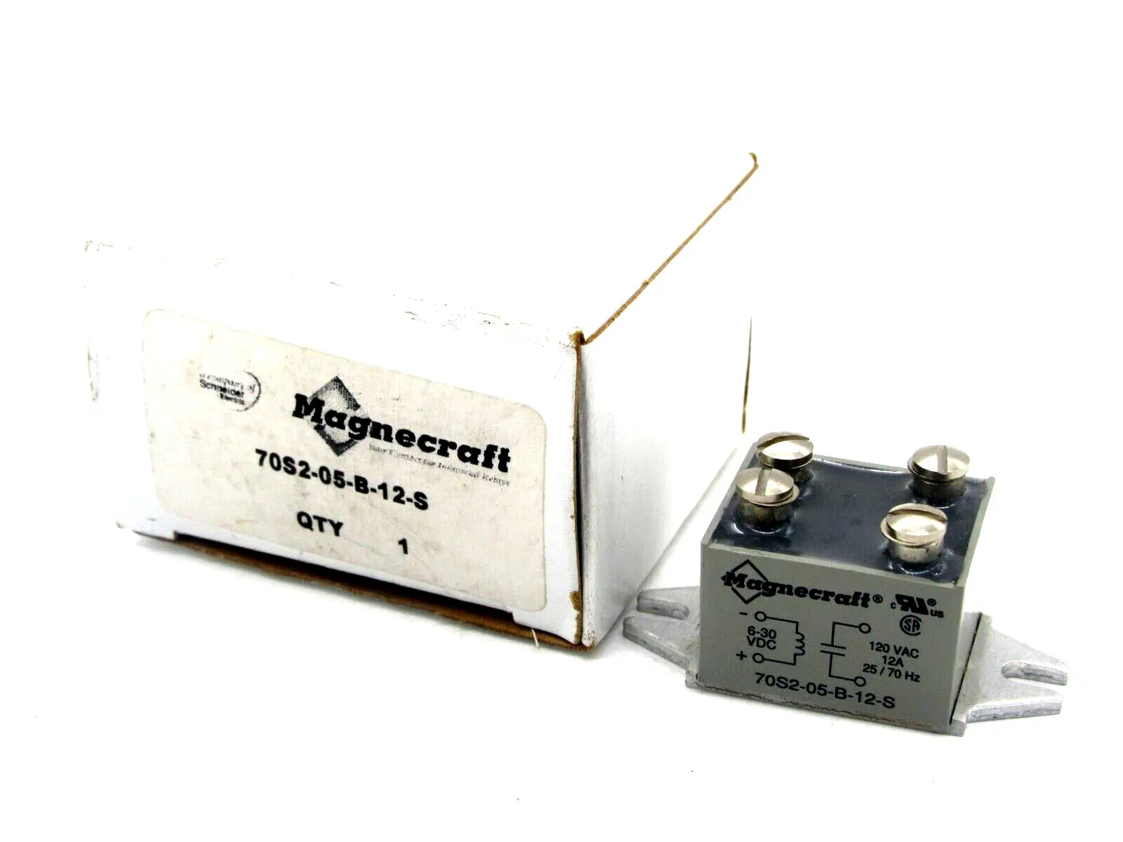 NEW SCHNEIDER ELECTRIC 70S2-05-B-12-S RELAY 70S205B12S