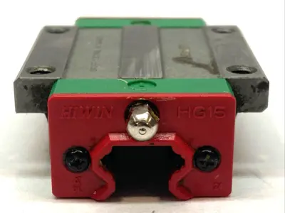 USED HIWIN LINEAR GUIDE BLOCK HG SERIES FLANGE HEAVY LOAD