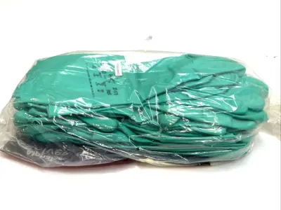 New | in-Stock Ansell AlphaTec Nitrile Chemical Gloves 13" Medium LOT OF 12 Gloves Michigan US | Maverick Industrial Sales #1395423