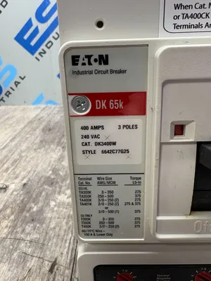 Used EATON DK3400W Circuit Breakers South Carolina US | ESS Industrial Equipment Sales #1251272
