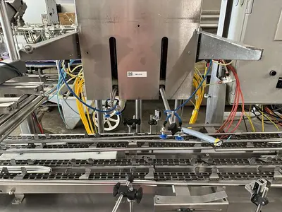 USED CONTROL GMC CUP, TUB AND TRAY FILLING AND LIDDING LINE FDS1500