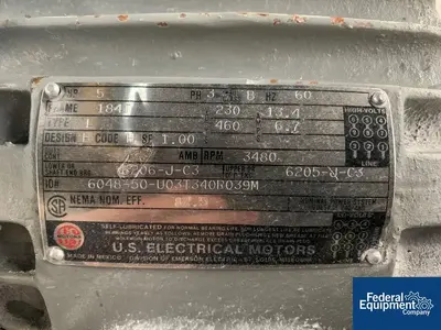 USED Fitzpatrick JT Homoloid Fitzmill, S/S, 3 HP