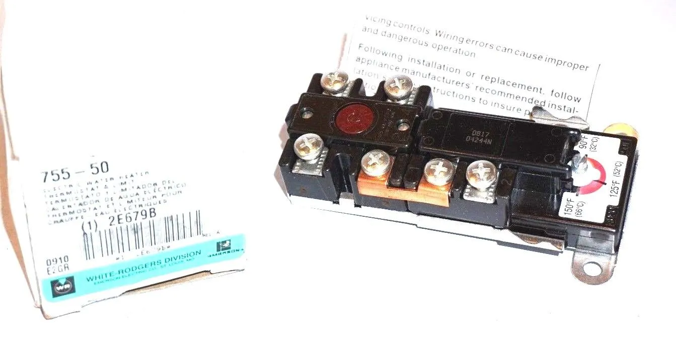 NEW WHITE ROGERS 755-50 THERMOSTAT 75550