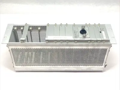 Used F&K Delvotec Chassis w/ 1196 Rev. 1/B Backplane & Lightboard PLC Chassis Michigan US | Maverick Industrial Sales #1393179