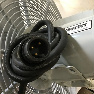 Krenz-Vent F24-A8180 Transformer Cooling Fan 1750 RPM 1/2 HP 60 Hz 208-330 V