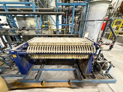 1999 Pacific Press 4 Cubic Foot Filter Press - Plate & Frame | Perry Equipment (2)