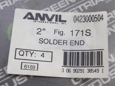Qty. 4 Anvil 171S 2" Solder End Bronze Ball Valves New NIB