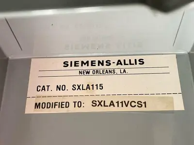 New | in-Stock SIEMENS-ALLIS SXLA125 Industrial Controls Ohio US | Surplus Asset Holdings #1241647