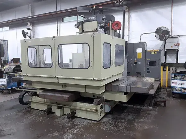 Used 1990 KURAKI KBT-11WDX Horizontal Table Type Boring Mills New York US | Machine Tool Bids #377630