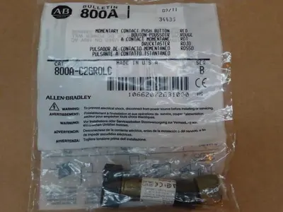 NEW ALLEN BRADLEY 800A-C2GR0LC RED