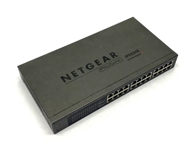 Used Maverick Industrial Sales Netgear JFS524E ProSwitch 24 Network Switches Michigan US | Maverick Industrial Sales #1483091