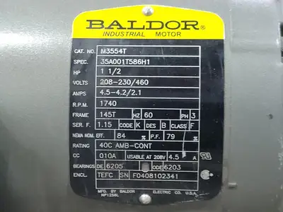 USED BALDOR M3554T