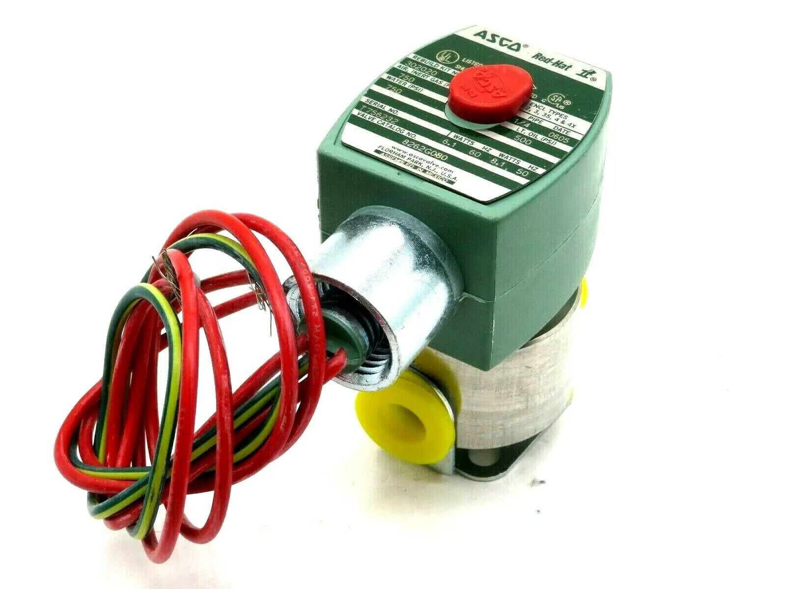 NEW ASCO 8262G080 SOLENOID VALVE