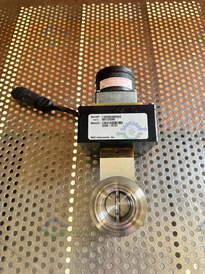 Used MKS 253B-15761  STAINLESS STEEL EXHAUST THROTTLE VALVE W/ KF 40 FITTING Valves/Fittings California US | Equipment Lab #1329350