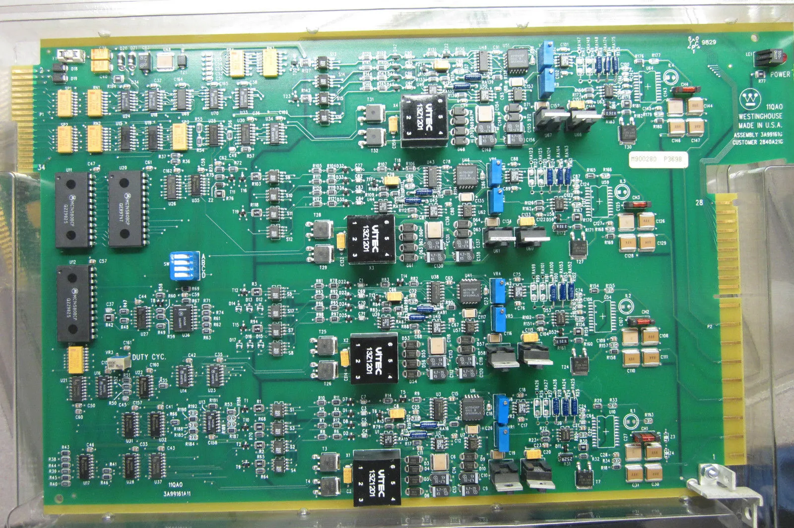 WESTINGHOUSE 2840A21G01 ANALOG OUTPUT BOARD 3A99161G01