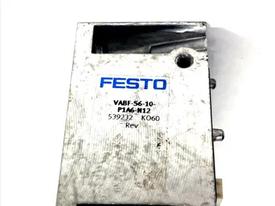 USED FESTO SUPPLY PLATE, 539232