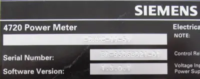 NEW SIEMENS 4720-DRMC-11-51 POWER METER 4720DRMC1151