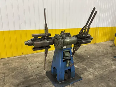 2,000 LBS X 12" LITTELL MODEL #20-12 DOUBLE END PULL OFF UNCOILER COIL REEL: STOCK #23709