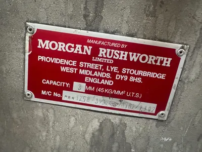 MORGAN RUSHWORTH PBR 1250 Fabrication & Sheet Metal | Bowland Trading Ltd (12)