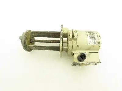 Immersion Coolant Pump 3/8" NPT Cast Iron 1/8Hp 230V 3PH 6" Depth
