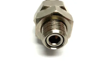 USED MISUMI THREADED ROLLER PLUNGER, PUSH-UP 10MM STROKE