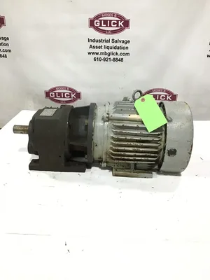 Hub City HT4062E Gearmotor 13.75:1 Ratio 7.5 HP w/ GE Motor 3HP 3PH