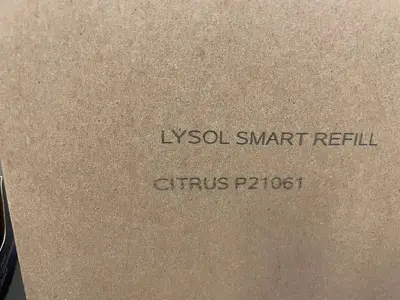 NJ 1 - Set of 8 Lysol Smart Multi-Purpose Cleaner Refills - Citrus Breeze Scent