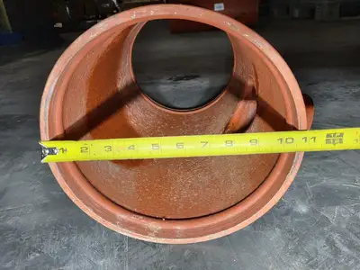 10"x10"x4" Grooved End Reducing Tee Fitting