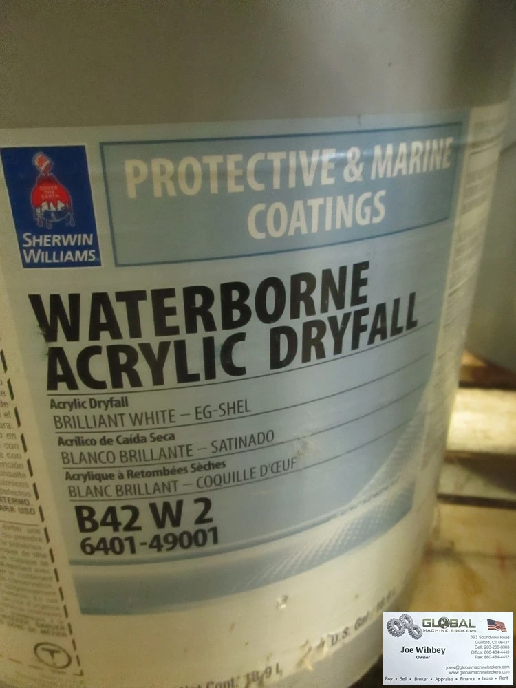 Sherwin Williams Acrylic Dryfall B42-W-2, Brilliant White-EG-Shel