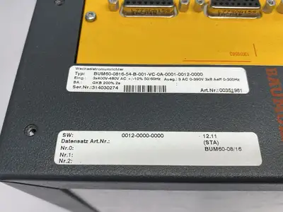 USED BAUMÜLLER SERVO DRIVE 3-PHASE 351981