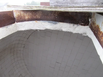 80" x 72" Netzsch Pebble Mill, 940 gallons, Ceramic Alumina Brick Lined, Unused