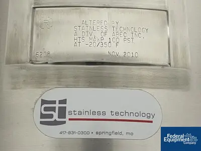 USED Stainless Technology 120 Liter Stainless Technology Reactor, 316L S/S, 50/100#