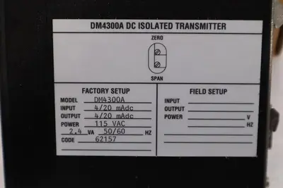 New In Box Wilkerson Instrument DM4300A DC Isolated Transmitter STOCK H714A
