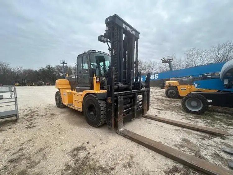 Used 2018 HYUNDAI 160D-9 Internal Combustion Forklifts: Pneumatic Tire Texas US | North Texas Equipment Services #549714