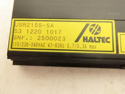 Haltec 53.1220.1017 USR215S-5A PCB Printed Circuit Board 110/230-240VAC 47-63Hz