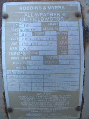 USED ROBBINS & MYERS 7204985