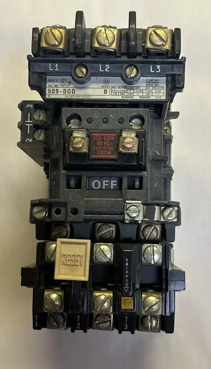 Used ALLEN-BRADLEY 509-BOD Industrial Controls Ohio US | Surplus Asset Holdings #1243200