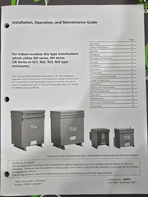 NEW 150 KVA STEP UP Dry Transformer 208 Delta to 480Y/277 Hammond SG3A0150BK 3R