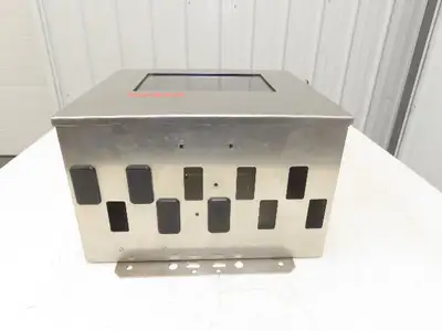 Marsh 17x16x10" Stainless Steel Industrial Computer Monitor Enclosure