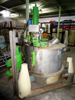 Ellerwerk 735 U-A perforate basket centrifuge, 316SS.