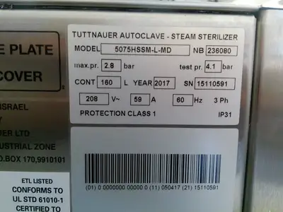 Used _UNKNOWN_ _UNKNOWN_ Steam Sterilizers California US | R&D Laboratory Equipment #1344171