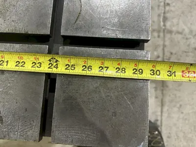 5' X 10' STEEL LAYOUT TABLE: STOCK #22156